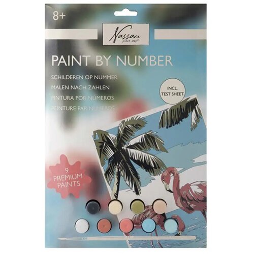 Flair Toys Slika za bojanje prema brojevima 33,5x23,8 cm - Flamingo Cijene