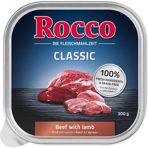Rocco Varčno pakiranje Classic pladnji 27 x 300 g - Govedina z jagnjetino Cene