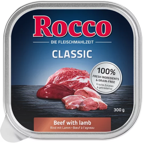 Rocco Varčno pakiranje Classic pladnji 27 x 300 g - Govedina z jagnjetino