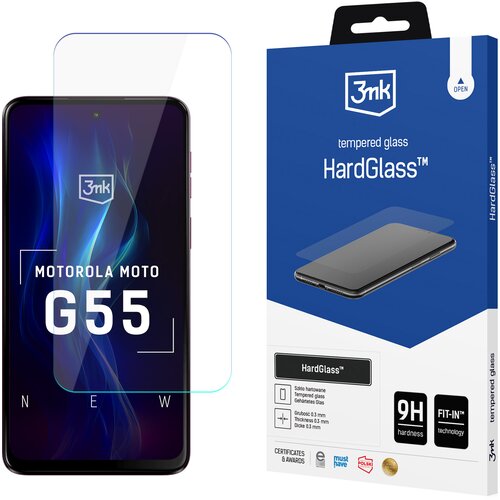 BZ 3MK hardglass zaščitno steklo za motorola moto G55 5G high resistance, (5000027855) Cene