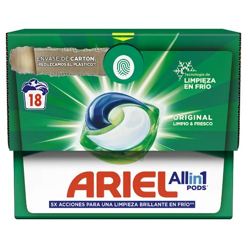 Ariel all in one pods kapsule za pranje veša original, 18 komada Cene