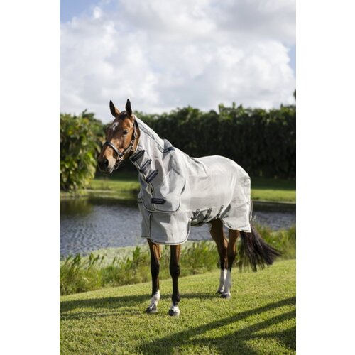 Horseware Ireland Pregrinjalo Rambo Protector Integrated, Silver/Navy, White &amp;amp; Beige - 140 cm Slike