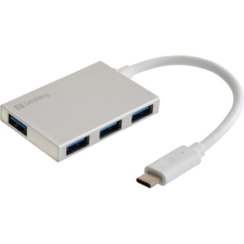 Sandberg USB HUB 4 port Pocket USB C - USB 3.0 136-20 Slike