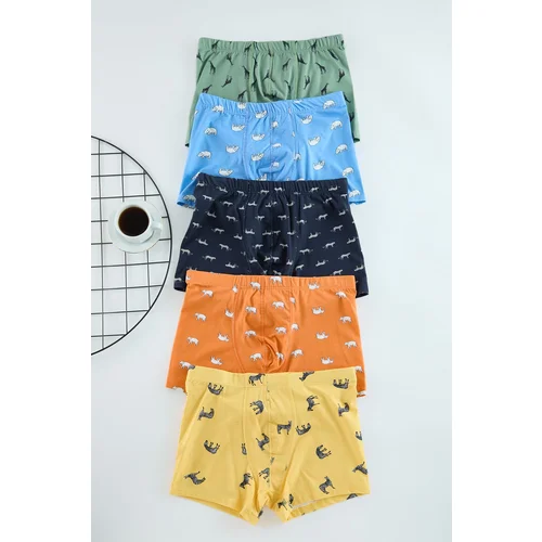 Trendyol 5 Pack Patterned/Plain Pack Boxers