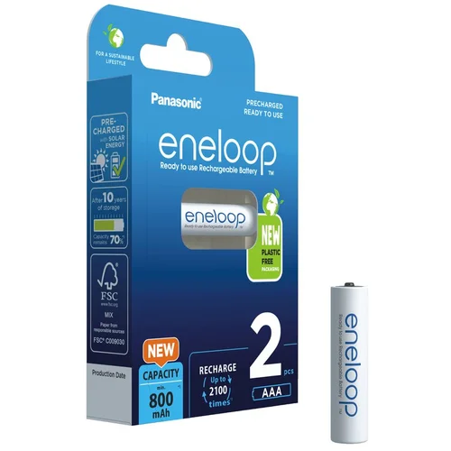 Panasonic Eneloop AAA 800 mAh mikro blister pakiranje od 2 komada