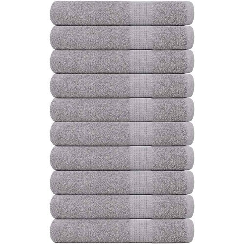 vidaXL Ručnici 10 kom sivi 100 x 200 cm 360 gsm od 100 % pamuka Cijene