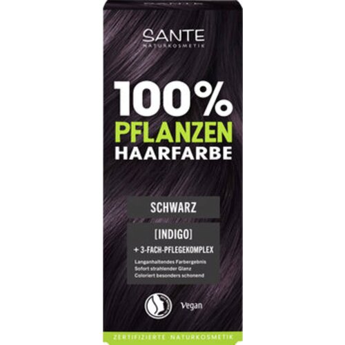 Sante Rastlinska barva za lase - črna - 100 g Cene