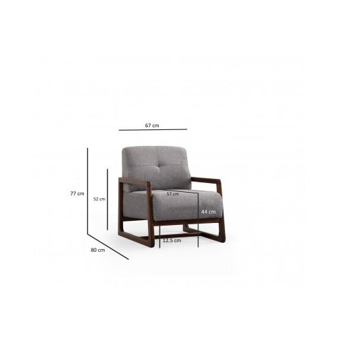 Atelier Del Sofa Fotelja Athena Bergere 60x81x72cm Orah Slike