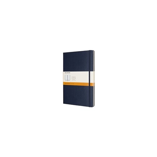 Moleskine Dnevnik XL, tvrde korice, plava - crte Slike