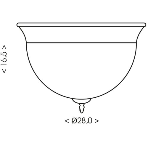 Brilagi Plafonsko svetlo FRESCO 2xE27/40W/230V &amp;Oslash; 28 cm sjajni hrom Slike