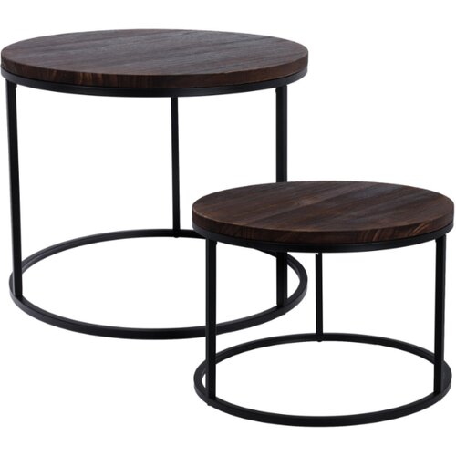  Metalni sto set 2/1 57xh45cm 50xh35cm Slike