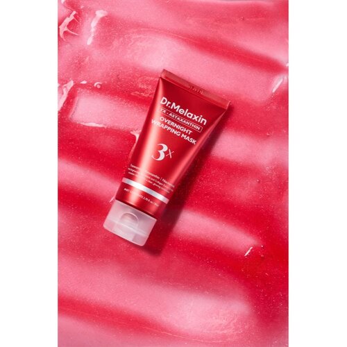 Dr. Melaxin TX Astaxanthin Overnight Wrapping Mask pomirjajoča nočna maska za poenotenje tona kože 80 ml Slike