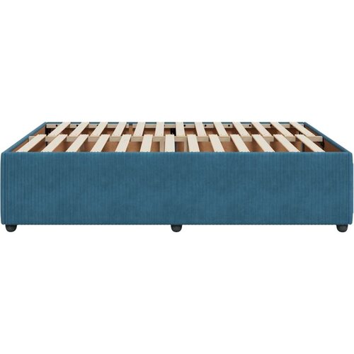 VidaXL okvir za krevet plavi 160x200 cm bar&amp;scaron;unasti Slike