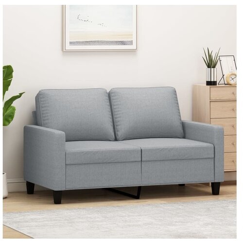 vidaXL Dvosed svetlo siv 120 cm blago Cene