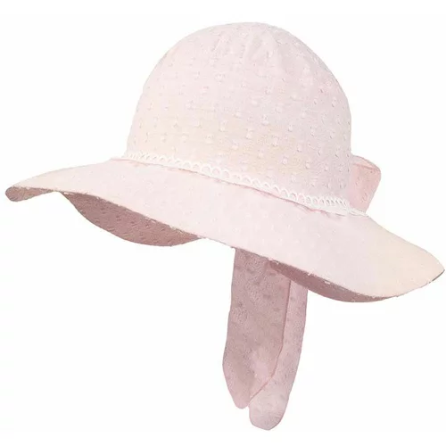 Jamiks Otroški bombažni klobuk TRUDE roza barva