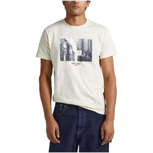 Pepe Jeans Majice s kratkimi rokavi - Bež Cene