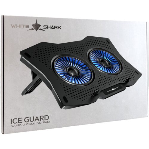 WHITESHARK Ice Guard GCP-4 rashladni stalak za laptop, 2 ventilatora Slike