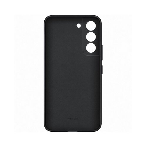 Samsung Galaxy S22 Usnjen zadnji ovitek, črn Slike