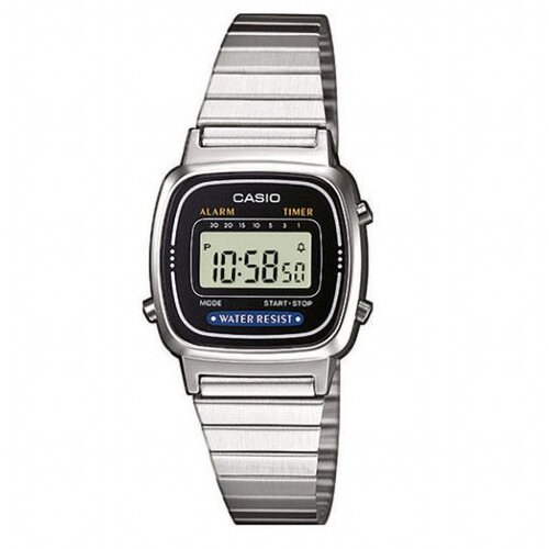 Casio Ročna ura Vintage LA670WEA-1EF Srebrna Slike