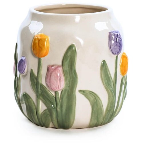 Mhome Vaza Tulipan 14xh13,6cm / keramika, (5000199653) Cene