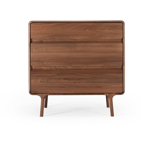 Gazzda Rjava komoda iz masivnega oreha 90x90x45 cm Fawn – Cene