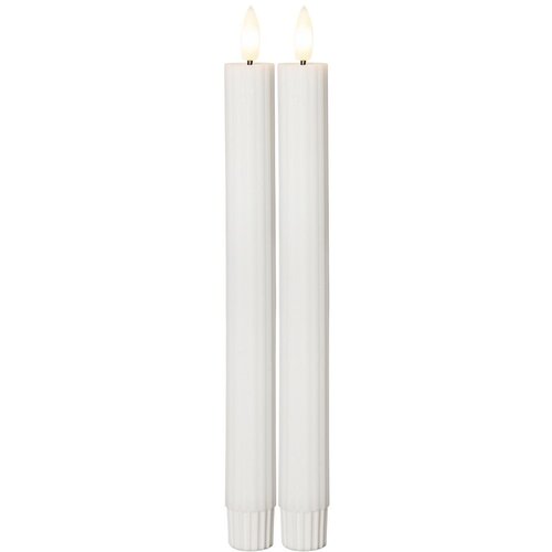 Star Trading LED sveče v kompletu 2 ks (vi&amp;scaron;ina 25 cm) Flamme Stripe &amp;ndash; Slike