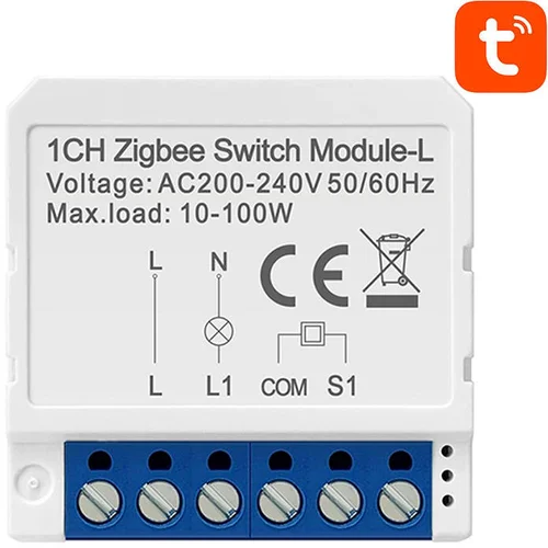 Avatto ZigBee LZWSM16-W1 Inteligentno stikalo za vtičnice TUYA brez nevtralnih elementov, (20771429)