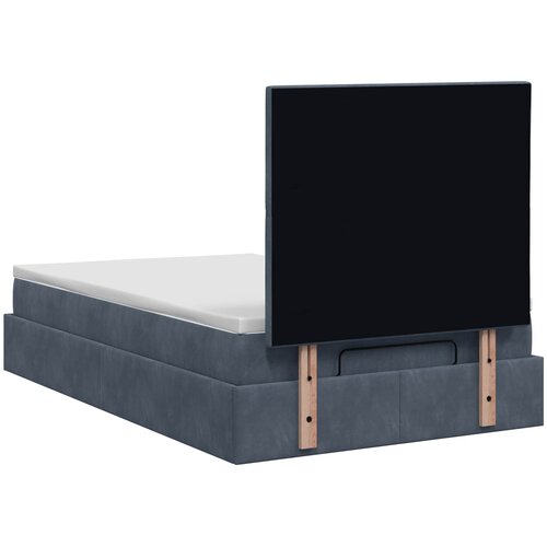  od pjene s madracem i LED-om Tamnosiva 120 x 200 cm Slike