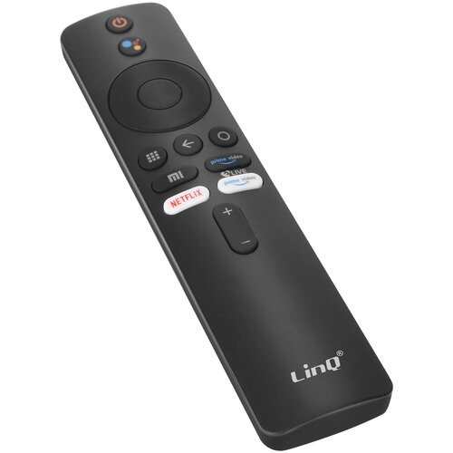 LINQ Bluetooth daljinski upravljalnik 2.4G za Xiaomi Mi TV z Googlovim glasovnim pomočnikom, Črna, (5000277387) Cene