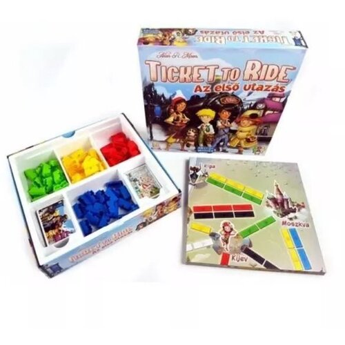  Ticket to Ride: Prvo potovanje - družabna igra v madžarskem jeziku Slike
