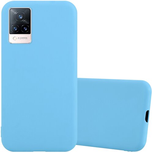 Cadorabo Case, združljiv z vivo v Candy Blue - Za&scaron;čitni pokrov, narejen iz fleksibilnega silikona TPU, (20592048) Cene