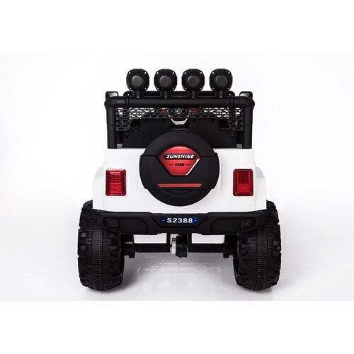  Auto na akumulator S2388 Jeep 4x4 - bijeli Slike