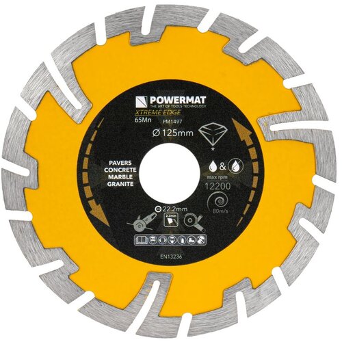 Powermat segmentirana dijamantna o&scaron;trica 125 mm PM-TDCS-1254T Cijene