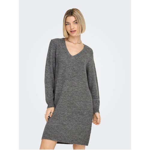 JDY Gray Ladies Sweater Dress Elanora - Women Slike