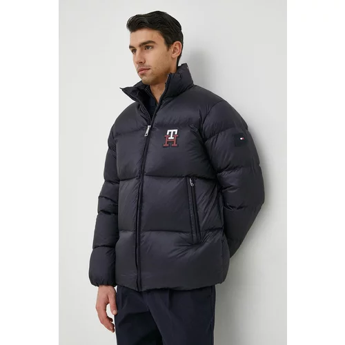 Tommy Hilfiger Pernata jakna za muškarce, boja: tamno plava, za zimu