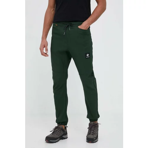 Mammut Outdooor hlače Massone zelena barva