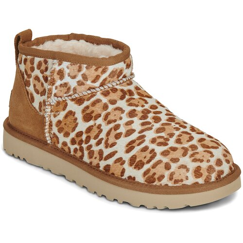 Ugg Polškornji W CLASSIC ULTRA MINI PLAINS Kostanjeva Cene