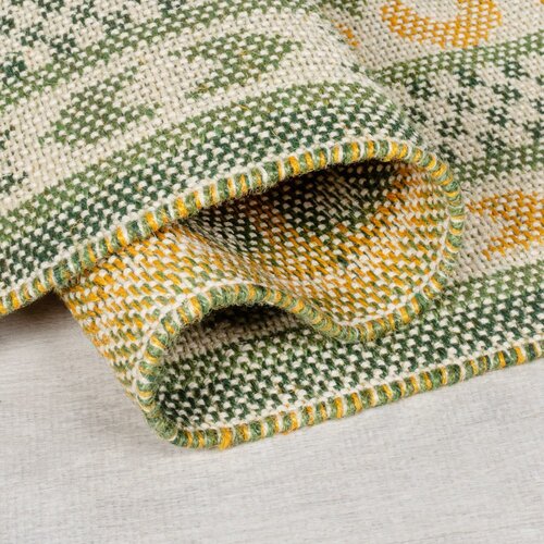 Flair Rugs zelena preproga iz me&amp;scaron;anice jute 200x290 cm mara jute border &amp;ndash; Slike