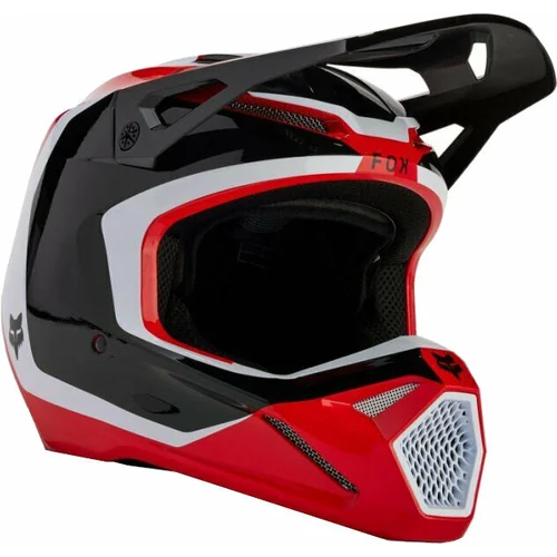 Fox V1 Nitro Helmet Fluorescent Red L Čelada