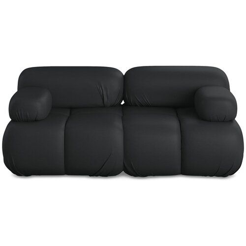 Makamii Crna sofa od imitacije kože 190 cm Lokua – Cijene