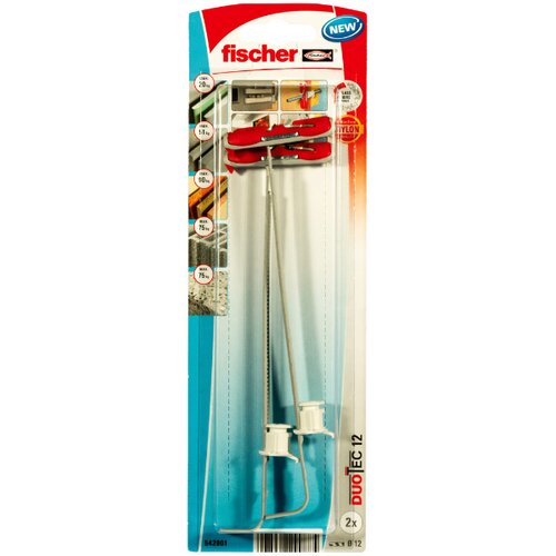 Fischer Set zidnih vložkov DUOTEC 12 K NV (Premer zidnega vložka: 12 mm, Dolžina zidnega vložka: 60 mm, 2 kos, Najlon) Cene