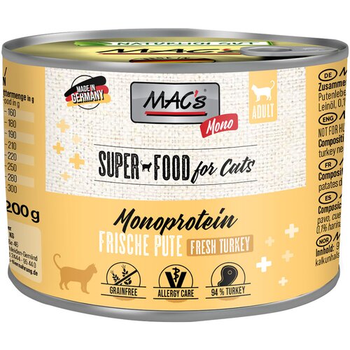 MAC's MAC´s Cat Mono Sensitive 6 x 200 g - Puran Cene