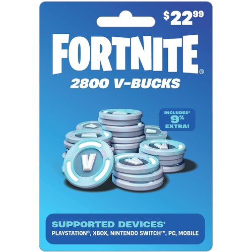 Fortnite 2800 V-Bucks za Nintendo Switch (brez kartončka) Slike