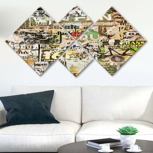 Wallity slika 4MDF27905032, 60x115 cm, 4 dela Cene