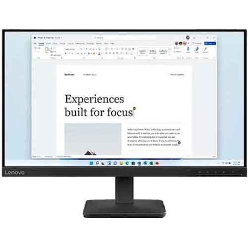Lenovo monitor 23.8 L24-4e 1920x1080/IPS/4ms/100Hz/HDMI/VGA Slike