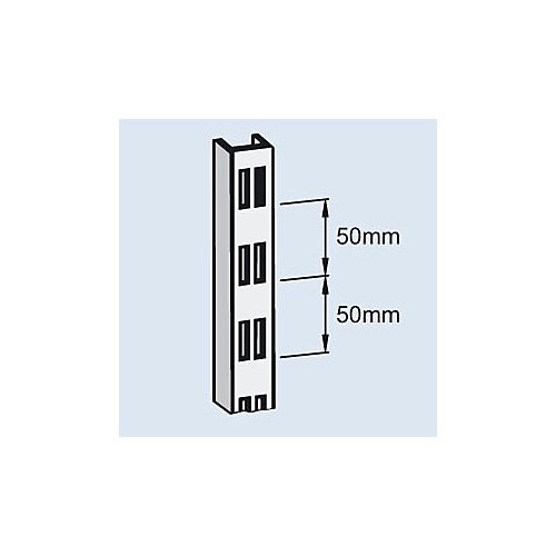 hofe Stenski regal - letev z luknjami, Jeklo, z oblogo iz umetne mase, dolžina 1500 mm Cene