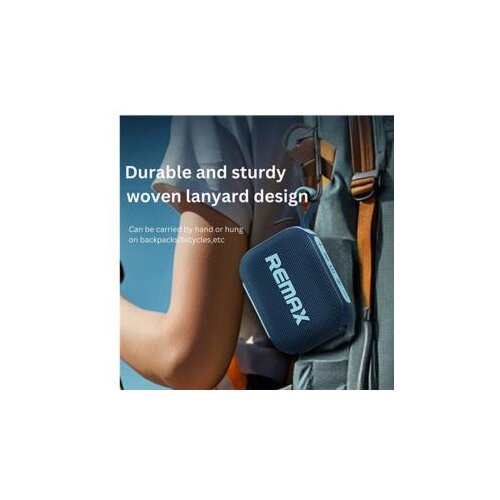 Remax bluetooth zvučnik RB-M7 10W vodootporan plavi Cene