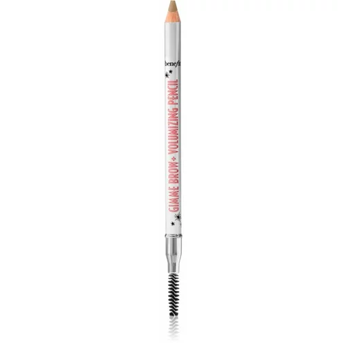 Benefit Gimme Brow+ Volumizing Pencil vodoodporen svinčnik za obrvi za volumen odtenek 2,5 Neutral Blonde 1,19 g