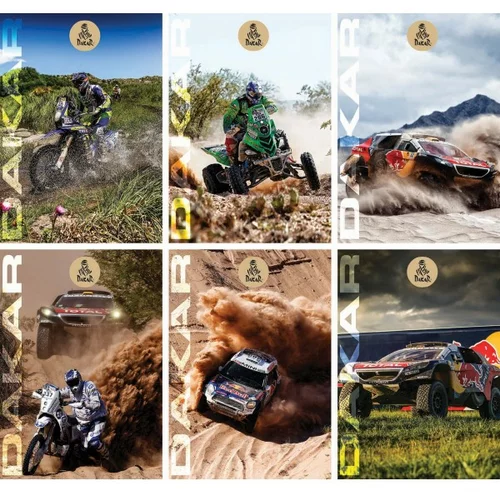  Zvezek Dakar A4 brez črt
