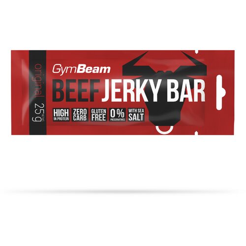 GymBeam Beef Jerky Bar 25 г зачињено Slike